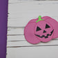 Pink Jack O’Lantern Shape Snap Clip