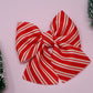 Candy Cane Stripes Lily Bow