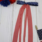 Star Spangled Double Layer Annie Bow (Alligator Clip Only)