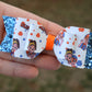 Orange & Blue Friend Large Sophia Bow
