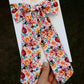 Lavish Autumn Floral Large Coquette Bow (Alligator Clip Only)