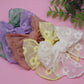Embroidered Floral Chiffon Medium Remi Bow