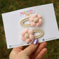 Crochet Flower Snap Clip Set