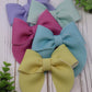 Pastel Solid Gracie Bow (Alligator Clip Only)