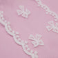 Bow and Lace Chunky Coquette Bow (Alligator Clip Only)