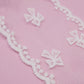 *SLIGHTLY FLAWED* Bow and Lace Chunky Coquette Bow (Alligator Clip Only)