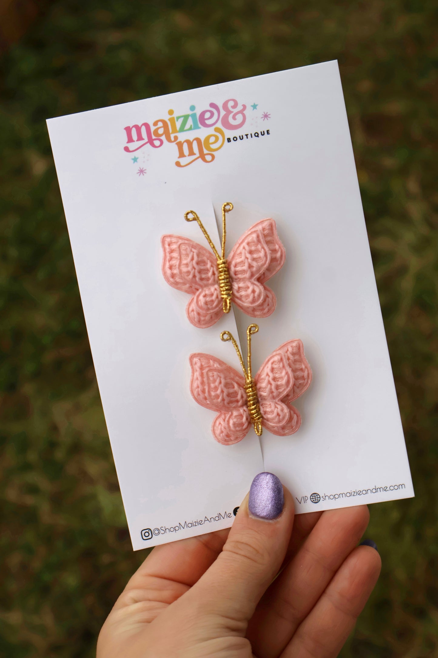 Strawberry Sweater Butterfly Piggy Set