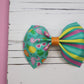 Summer Stripes Shape Bow