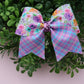 Cool Spring Floral Callie Bow