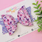 February Floral Large Ellie Bow