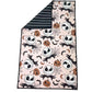 Pumpkin King Reversible Waffle Weave Hand Towel