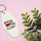 Moms in Target Motel Keychain