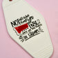 Moms in Target Motel Keychain