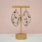 Sweet Magnolias Floral Marquise Luxe Dangle Earrings