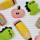 Apple Felted Shape Clip