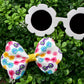 Kids White Flower Sunnies