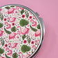 Island Flamingos Compact Mirror