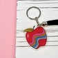 Groovy Apple Acrylic Keychain