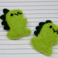 Dino Felted Shape Clip