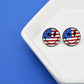 Party in the USA Smiley Acrylic Studs