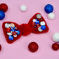 Patriotic Sequined Velvet Rory Bows