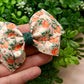 Sweet as Peaches Floral Jayme Bow