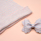 Newborn Hospital Hat Stripes Baby Bailey Bow