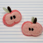 Apple Felted Shape Clip