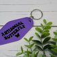 Antisocial Butterfly Motel Keychain