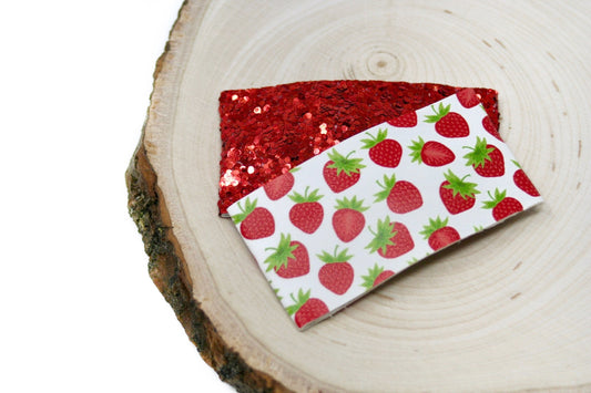 Strawberry Patch Snap Clip Set