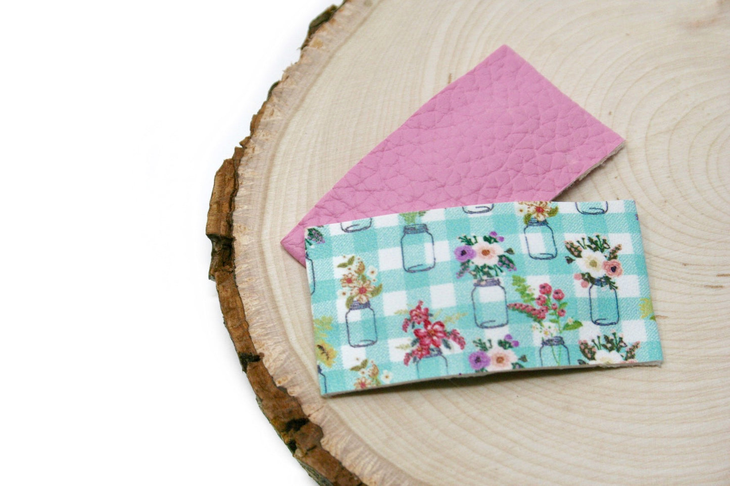 Mason Jar Floral Snap Clip Set