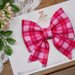 Valentine Plaid Maizie Bow