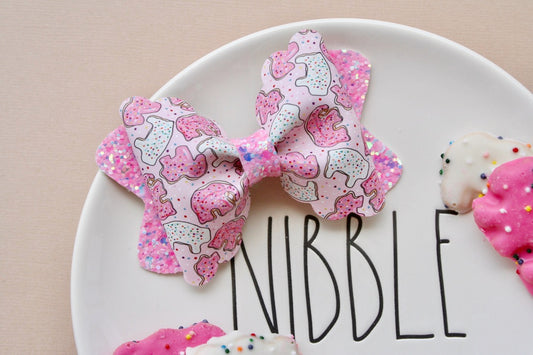 Frosted Animal Cookies Bailey Bow