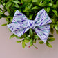 Lavender Blooms Small Everly Bow