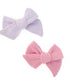 Pastel Rib Knit Large Everly Bows