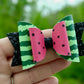 One in a Melon Medium Ellie Bow