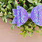 Purple Sea Monster Sparkle Medium Ellie Bow