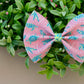 Pink Sea Turtles Baby Kate Bows