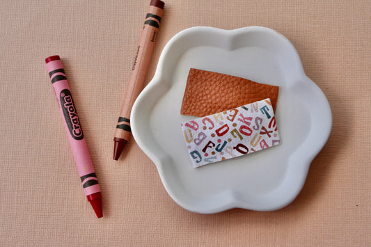 Vintage Alphabet Snap Clip Set