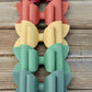 Muted Rainbow Basics Emmy Bows