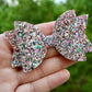 Creamsicle Confetti Chunky Glitter Medium Ellie Bow