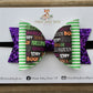 Spooky Words Large Ellie Bow (Black Nylon Only)