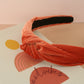 Boho Corduroy Velvet Top Knot Headbands