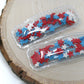 Patriotic Stars Shaker Snap Clips