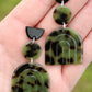 Fall Camo Drop Earrings