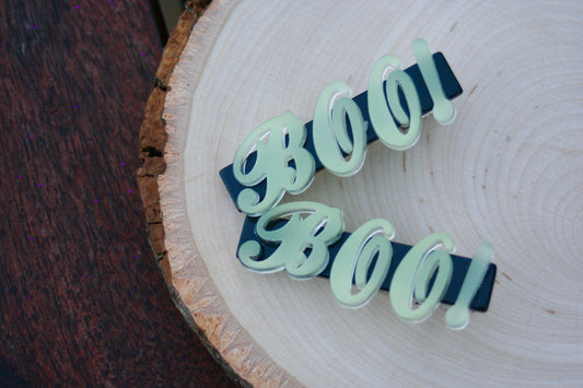 Boo Acrylic Clip (Glow-in-the-dark)
