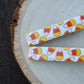 Candy Corn Acrylic Clip