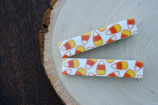 Candy Corn Acrylic Clip