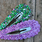 Glitter Jumbo Snap Clips