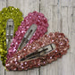 Chunky Glitter Jumbo Snap Clips